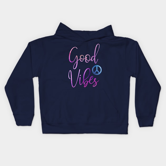 Good Vibes Only Kids Hoodie by Bizb